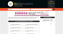 Desktop Screenshot of fasilannuaire.fr